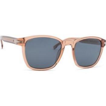 Hugo Boss 1505/S Square Sunglasses for Men - Transparent Brown Dark Grey, One Size