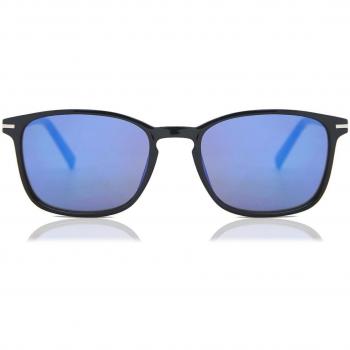 SmartBuy Collection Square Full Rim Plastic Men's Prescription Sunglasses Black Size 52