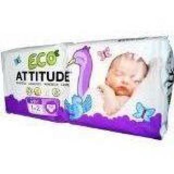 Attitude Eco-friendly Disposable Nappies Size 1-2 x 36 Nappies