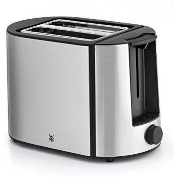 Tostadora WMF Bueno Pro 2 Rebanadas Acero Inoxidable con Grilla Calentadora y 6 Niveles de Tostado, 870 W