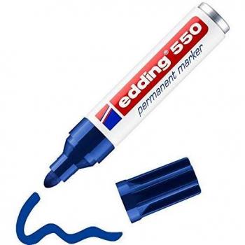Rotulador Permanente AZUL EDDING 550