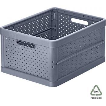 VIGAR® - Caja de Almacenamiento Plegable de 32 L (Negro)