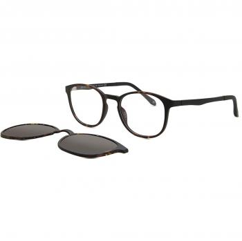 Cuadrado Clip-On TR90 Careyshell Armazones y Lentes Recetadas para Hombre - Gafas Anti-Azules - SmartBuy Collection