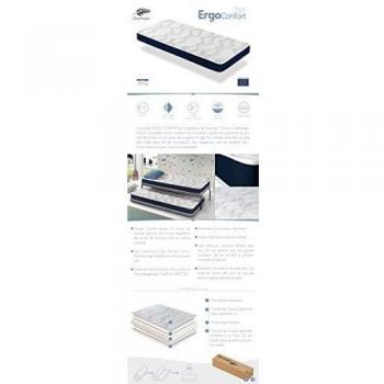 Colchones de Espuma Xaluca - Pack 2 Ergo Confort 80x200 cm, Altura 14 cm, Acolchado Super Suave, Ideal para Camas Nido