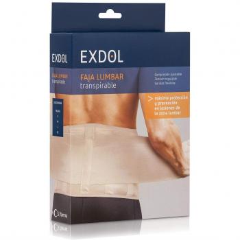 Exdol Faja Lumbar Elástica Transpirable Beige T-XL 1ud
