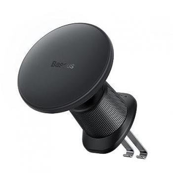 Soporte de teléfono para coche Baseus CW01 con cargador inalámbrico MagSafe 15W, compatible con iPhone, negro