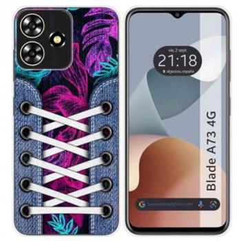 Funda de Silicona para Zte Blade A73 4G con Diseño de Zapatillas 07