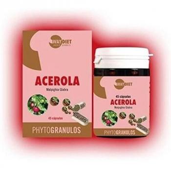 Acerola Vitamina C 45 cápsulas de Waydiet Natural Products