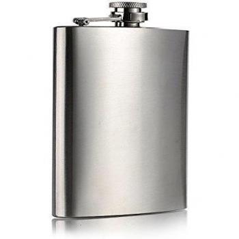 LIHAO Petaca de Acero Inoxidable para Whisky Licor Alcohol