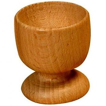 Coquetier de madera natural personalizable - Altura 5 cm - Decorativo - 50 mm