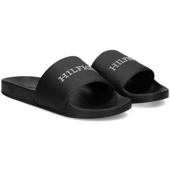Sandalias de Hombre TOMMY HILFIGER RAISED POOL SLIDE - Negro