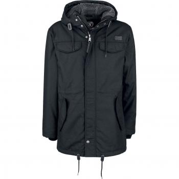 Brandit Marsh Lake Teddyparka Winter Jacket Black - 2XL