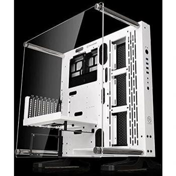 Thermaltake Core P3 TG Snow Mid Tower ATX/M-ATX/Mini ITX Wall Mounted Computer Case -White, Open frame, Tempered Glass