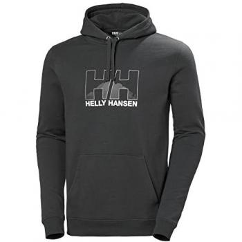 Helly Hansen Men's Nord Graphic Hoodie - Black, Gray