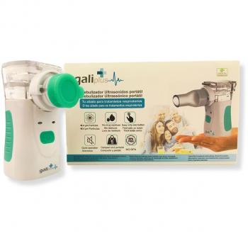 Nebulizador portátil con compresor, incluye máscara facial y boquilla, diseño compacto y ligero, fácil de usar, adecuado para adultos y niños
