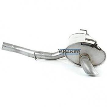 Silenciador Walker 23793 - Silenciador trasero, compatible con vehículos específicos, fabricado en acero inoxidable, diseñado para reducir el ruido del escape, fácil instalación, incluye kit de y separador