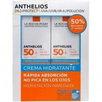 La Roche-Posay Anthelios Duplo Crema Hidratante SPF50+ 2x50ml con Descuento en 2ª Unidad