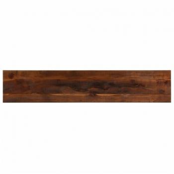 Mesa de recuperación sólida rectangular 180x20x2,5 cm - Tablero mesa rectangular madera maciza reciclada 180x20x2,5 cm Marrón