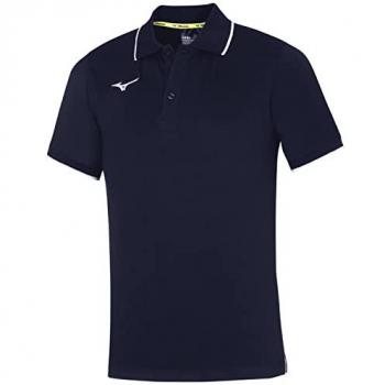 Mizuno Short Sleeve Polo Shirt in Blue 3XL