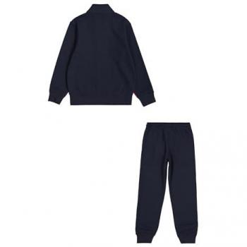 Chándal Deportivo Champion 306861 NNY - Ultralight Soft Compact Powerblend Fleece High-Neck, Azul, 15-16 años para Niños