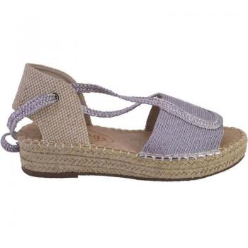 Alpargatas de mujer MANDARINA 861 plata