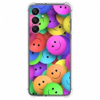 Funda Silicona Antigolpes para Samsung Galaxy A25 5G con Diseño Smile y Dibujos