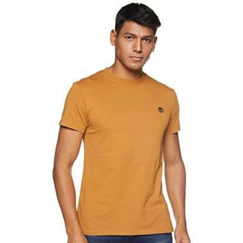 Camiseta Timberland Dunstan River manga corta naranja XL, Casual, Algodón