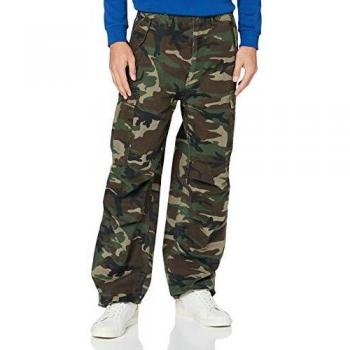 Brandit M-65 Vintage Woodland Cargo Pants - Size M - 100% Cotton
