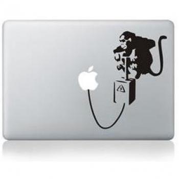 AsAir MacBook Adhesivo Mono con explosivos de Banksy 13 y 15