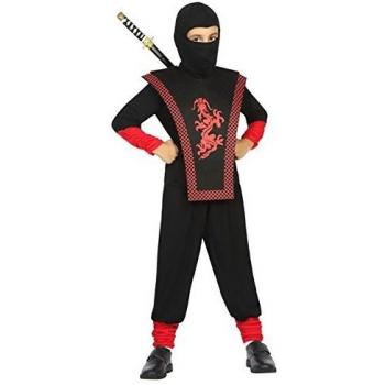 Disfraz de Ninja Dragón Negro para Niño (10-12 años)
