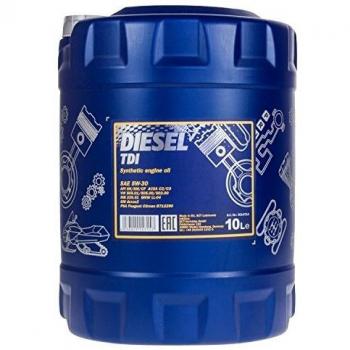 Aceite de motor MANNOL Diesel TDI 5W-30 Sintético 10 Litros para VW, Audi, Mercedes-Benz