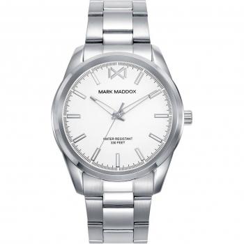 Mark Maddox - Reloj de hombre Marais HM0150-07 con caja y brazalete de acero