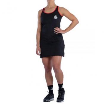 Vestido de Pádel Vibor-a Russell Negro Mujer
