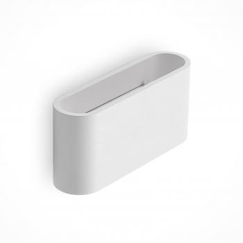 Aplique de pared Lindby Mavora, moderno, redondeado, blanco, hecho de cerámica y yeso, para salón y comedor, con 2 lámparas G9
