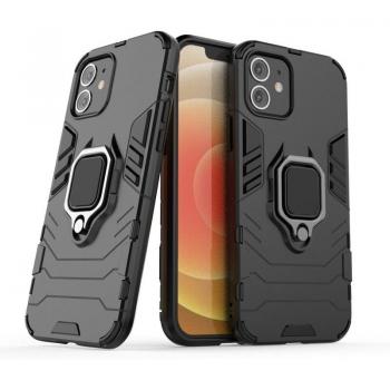 Funda Magnética Con Anillo Para Móvil Apple Iphone 12 / 12 Pro - Carcasa Magnética con Anillo Imán Antigolpes Resistente Rígida Dura, Tecnología de Absorción de Golpes, So