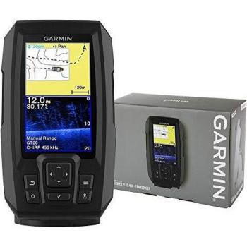 Garmin Fishfinder Striker Plus 4cv with a Stern Probe, Negro
