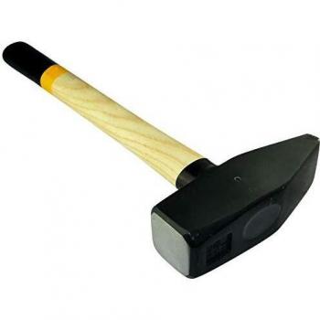 AERZETIX - Martillo de Cerrajero/Mecánico/Carpintero - 2000g 405mm - DIN 1041 - Dureza 50-58 HRC - Mango de Madera Fresno - Cabeza Biselado Puntiagudo Irrompible de Acero - Herramienta manual - C46154