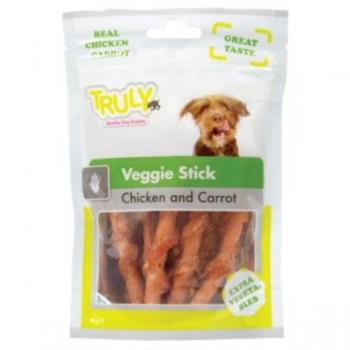Truly Veggie Stick Sabor Pollo y Zanahoria para Perros 90g (12)