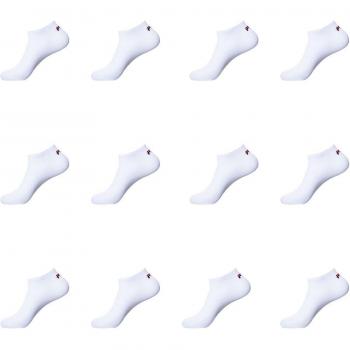 Fila Trekking Socks (x12) - Unisex, Size EU 43-46, White