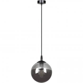 Lámpara colgante Emibig Lighting Glassy, negro, grafito, cristal, Ø 14 cm, E14
