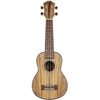 Alabama FZU-DA20SWD Natural Soprano Ukulele with Case