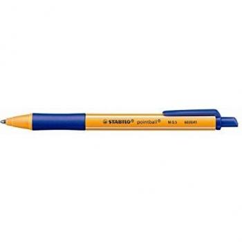 Stabilo Pointball Bolígrafo Retráctil 0.5 mm Azul