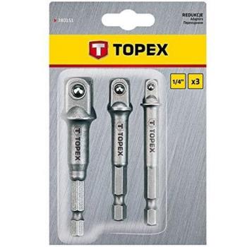 Topex 38D151 - Juego de 3 adaptadores
