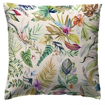 Funda de cojín Jungleaves 80x80 cm algodón 200 hilos ETHERE MAISON