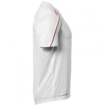 uhlsport Stream 22 Shirt Shortsleeved Camiseta De Entrenamiento, Hombre, Blanco/Rojo, 164