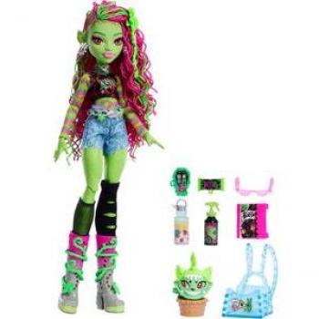 Mattel - Monster High - Muñeca Venus McFlytrap con Chewlian y accesorios