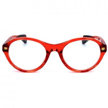 Montura de Gafas Recetadas para Mujer Alyson Magee AMO 016 RED, Armazones Rojas, Lentes Recetados, Talla 49