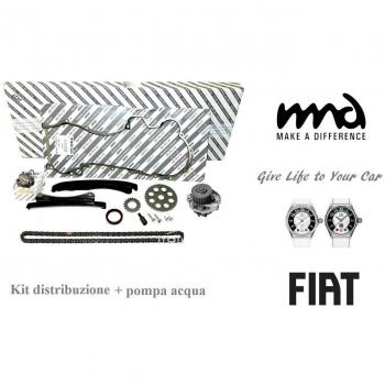 71776007 Kit cadena distribución + Bomba Agua Fiat Grande Punto 199 1.2 48 kW