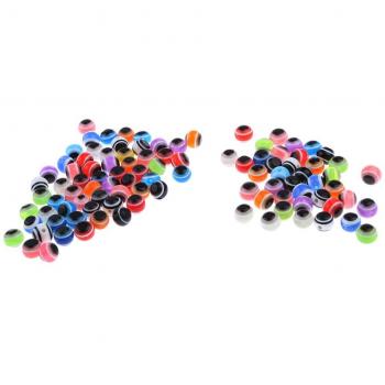 Gazechimp 100pcs Ojos Ovaladas de Seguridad de Plástico para DIY Reparación de Fabricación de Muñeca - 4 mm