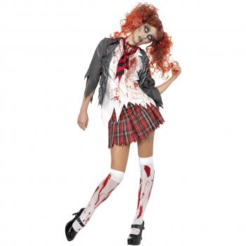 Zombie School Girl Horror Costume for Women